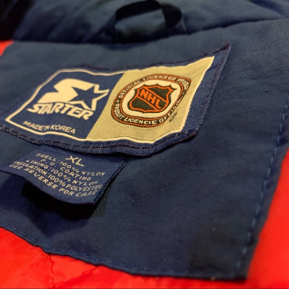 Vintage 90s New York Rangers Starter Jacket *rare* - Picture 8 of 8